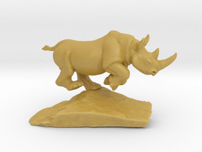 Rhino 6'' Long in Tan Fine Detail Plastic