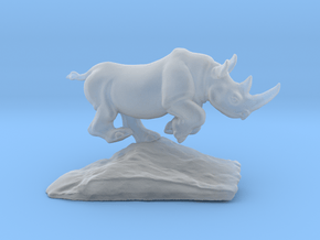 Rhino 6'' Long in Clear Ultra Fine Detail Plastic