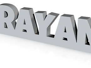 RAYAN Lucky in Clear Ultra Fine Detail Plastic