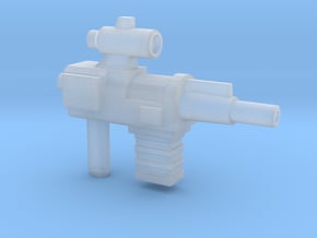 Constructo Blaster (5mm Peg) in Clear Ultra Fine Detail Plastic
