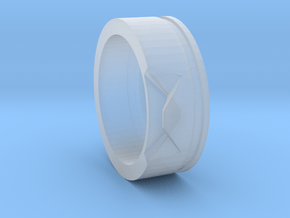 Edge Ring in Clear Ultra Fine Detail Plastic