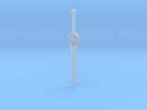 Superman Sword 4 inch scale in Clear Ultra Fine Detail Plastic