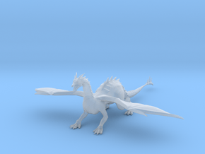 Plated Dragon-1 in Clear Ultra Fine Detail Plastic