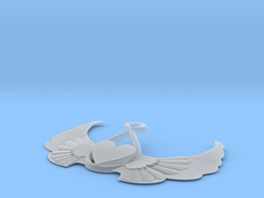 Heart-on-wings-1 in Tan Fine Detail Plastic