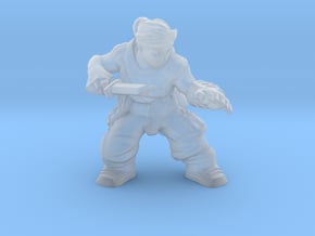 Dwarf Rogue in Clear Ultra Fine Detail Plastic