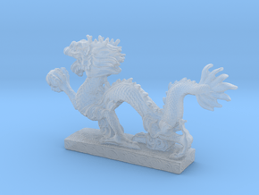 Chinese Dragon in Clear Ultra Fine Detail Plastic