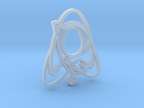 Celtic Knot in Clear Ultra Fine Detail Plastic