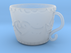 Princess Cup 1 in Clear Ultra Fine Detail Plastic