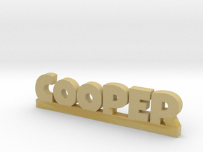 COOPER Lucky in Tan Fine Detail Plastic