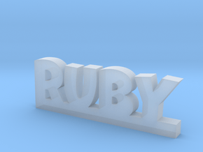 RUBY Lucky in Clear Ultra Fine Detail Plastic