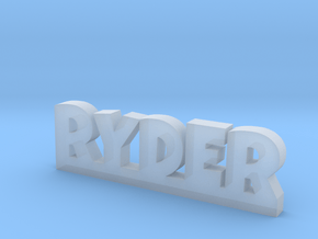RYDER Lucky in Clear Ultra Fine Detail Plastic