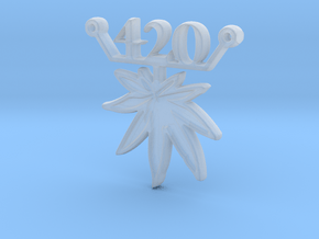 420 leaf d in Clear Ultra Fine Detail Plastic