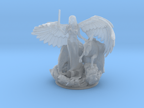 Angel, Elephant and Donkey in Clear Ultra Fine Detail Plastic