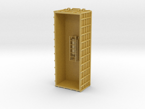 20ft Omaha Standard Grain Box 1/64th in Tan Fine Detail Plastic