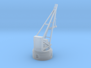 Armstrong Hydraulic Crane, Round Base in Clear Ultra Fine Detail Plastic