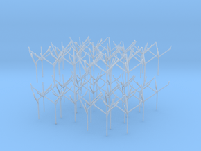 Architects Tree 2 scale 1-200-1-250 x60  in Tan Fine Detail Plastic