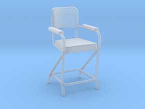 Billiard Chair in Clear Ultra Fine Detail Plastic