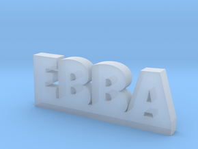 EBBA Lucky in Clear Ultra Fine Detail Plastic