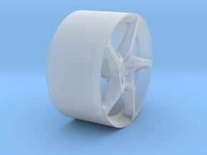 YCID A Ferarri Rear in Clear Ultra Fine Detail Plastic