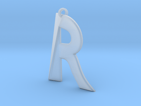 Distorted letter R in Clear Ultra Fine Detail Plastic