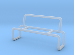 Bench 2 scale 1-100 in Clear Ultra Fine Detail Plastic