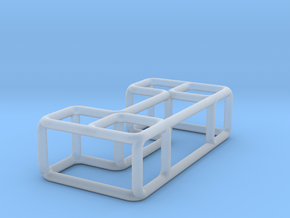 Bench 5 scale 1-100 in Clear Ultra Fine Detail Plastic
