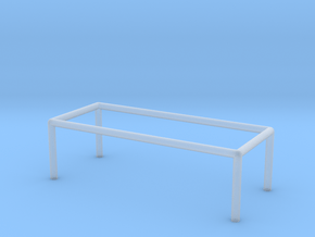 Table 1-100 300x120x90 Cm in Clear Ultra Fine Detail Plastic