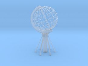 Northcape Globe in Clear Ultra Fine Detail Plastic