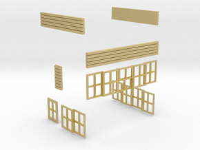 Chirk Signal Cabin Parts 12-19 in Tan Fine Detail Plastic