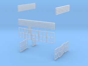 Chirk Signal Cabin Parts 12-19 in Clear Ultra Fine Detail Plastic