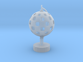 Standing Sphere in Clear Ultra Fine Detail Plastic
