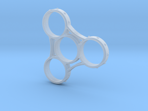 Triad Grip - Fidget Spinner in Clear Ultra Fine Detail Plastic