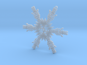 Matthew snowflake ornament in Clear Ultra Fine Detail Plastic