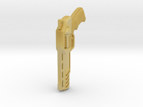Expanse-Inspired Heavy Blaster Pistol 1:6 scale in Tan Fine Detail Plastic