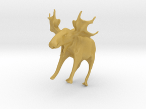 Manny the Maine Moose in Tan Fine Detail Plastic