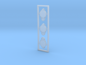 00/EM/P4 3x Track Possession Limit Boards in Clear Ultra Fine Detail Plastic