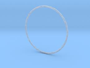 Hollow spiral bracelet | Size 8.6 Inch in Clear Ultra Fine Detail Plastic