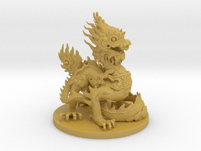 Imperial dragon in Tan Fine Detail Plastic