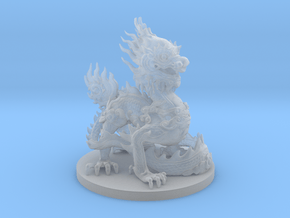 Imperial dragon in Clear Ultra Fine Detail Plastic