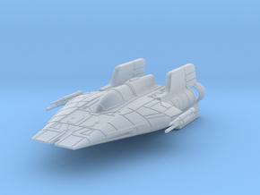 RZ-1 A-Wing in Clear Ultra Fine Detail Plastic