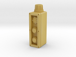 Industrial control box 1:4 scale in Tan Fine Detail Plastic