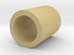 Tube squeeze / fixing cylinder matching tube 10/12 in Tan Fine Detail Plastic