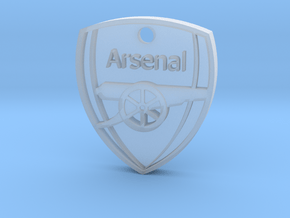 Arsenal FC Shield KeyChain in Clear Ultra Fine Detail Plastic
