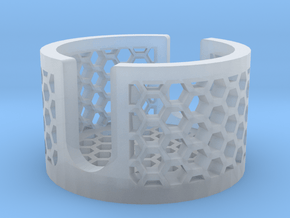 Concrete Coaster  M-Holder Mini Set 3.5"  in Clear Ultra Fine Detail Plastic