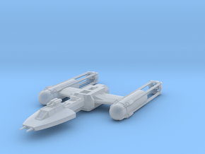 A1 Y-Wing in Clear Ultra Fine Detail Plastic