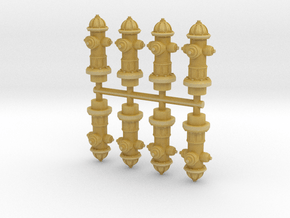Hydrant 15mm Group in Tan Fine Detail Plastic