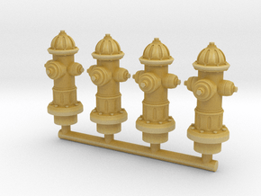 Hydrant 28mm Group in Tan Fine Detail Plastic