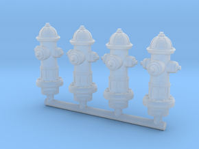 Hydrant 28mm Group in Clear Ultra Fine Detail Plastic