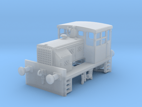 Plymouth diesel switcher in Clear Ultra Fine Detail Plastic