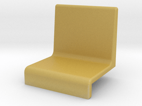 Small armchair for grandstand in Tan Fine Detail Plastic